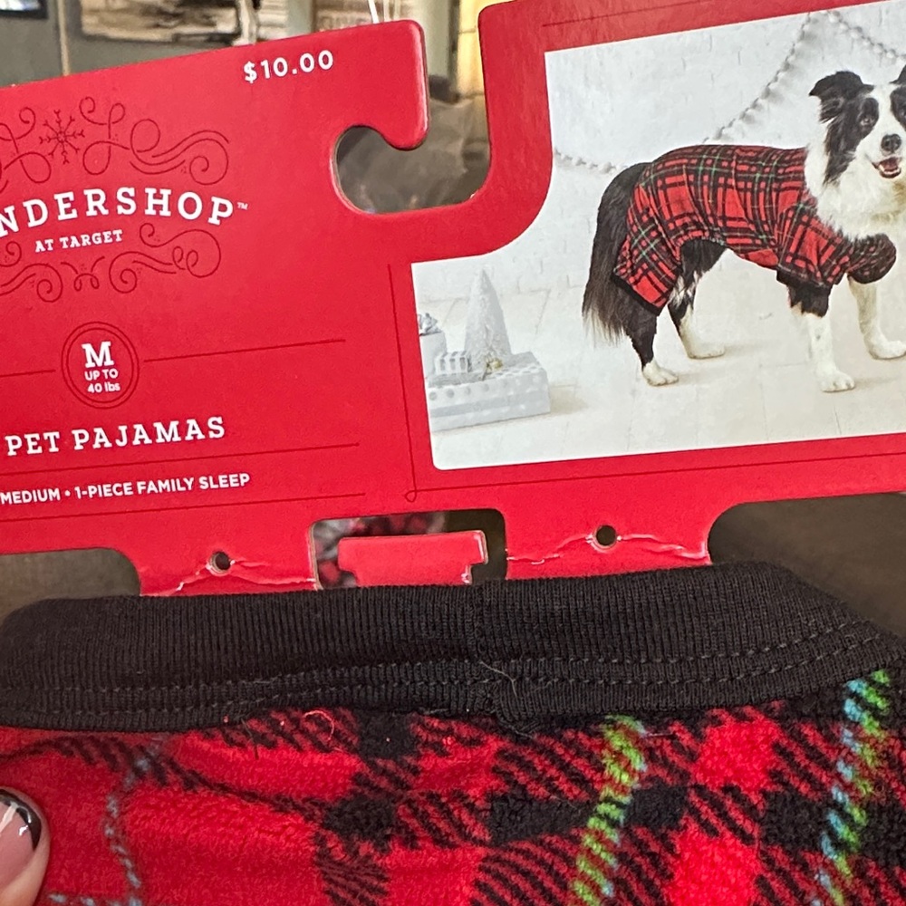 Wondershop Festive Plaid Dog Pajamas